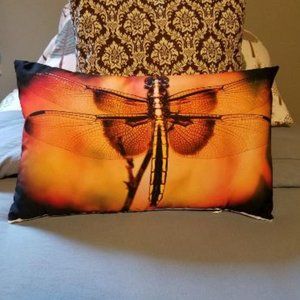Dragonfly Lumbar Pillow- NEW perfect for upcoming Holiday gift idea!!!